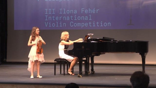 Defne Güngör-10 Yaş Keman - Mozart/Sonata K.301 - Zarzycki/Mazurka G Majör - 18.07.2019/Budapeşte смотреть онлайн