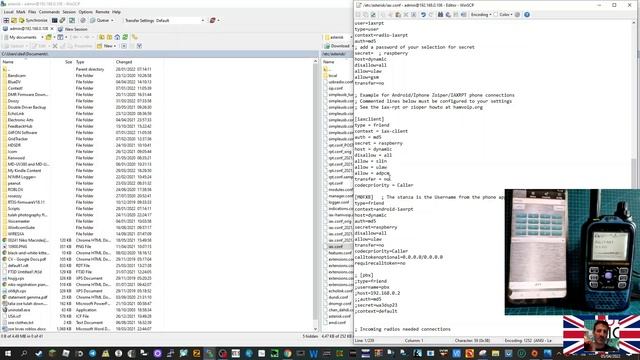 DV Switch- Winscp Settings - Radioless ALLSTAR Node смотреть онлайн