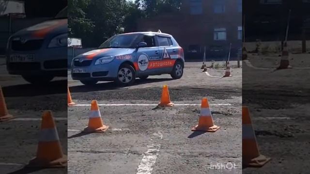 Гараж как правильно заехать , парковочное место , автошкола #100Дорог смотреть онлайн