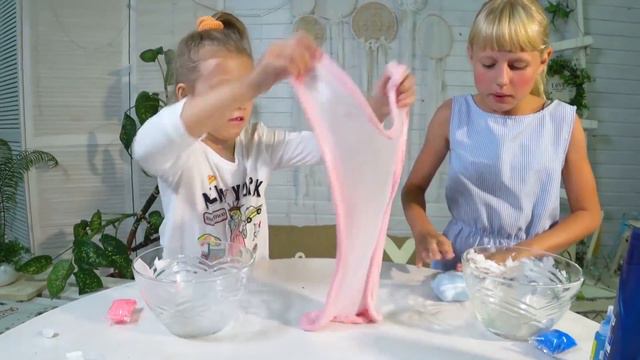 СЛАЙМ!!! МЫ НАКОНЕЦ - ТО НАУЧИЛИСЬ ДЕЛАТЬ СЛАЙМ!!!) смотреть онлайн