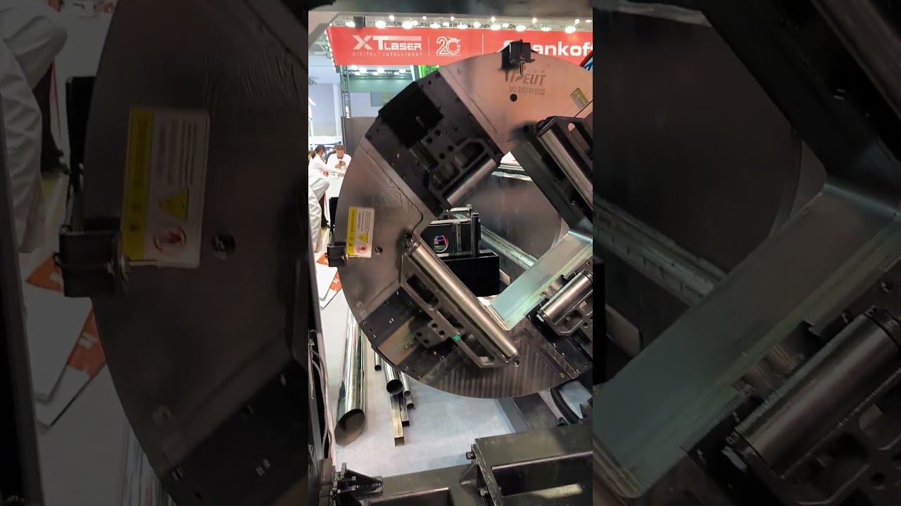 Лазерный труборез 12+12М с тремя патронами / Выставка «Металлообработка-2024» смотреть онлайн