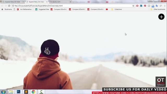 Toggle Button To Expanding Navigation Menu On Click Using Javascript - Responsive Navigation Bar смотреть онлайн