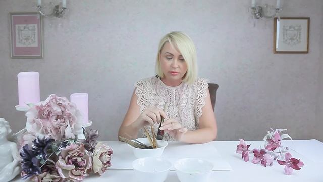 Как выбрать кисти для шелковой флористики? смотреть онлайн