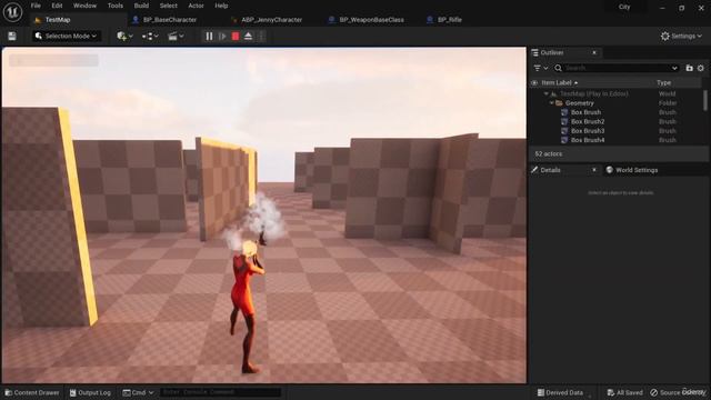 Unreal Engine 5 Blueprint, создание игры в стиле GTA 5 - Интро смотреть онлайн