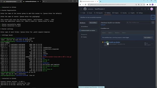 Github Action - Self Hosted Runner смотреть онлайн