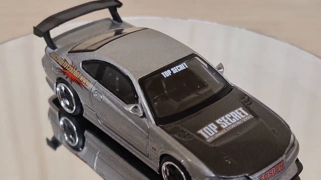 1:64 Nissan Silvia (S15) Top Secret by Mini GT смотреть онлайн
