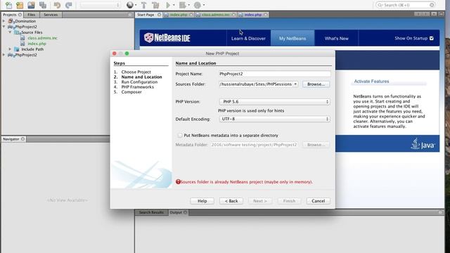 26- php|| setting Netbeans for PHP on Mac تنصيب بيئة جديدة смотреть онлайн