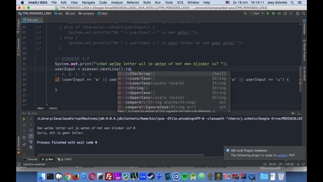 JAVA P3L4 - CHARS & STRINGS IN JAVA (UITWERKINGEN) смотреть онлайн