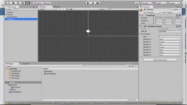 Unity SDK VK Plugin