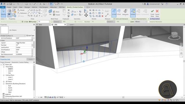Parametric Custom Railing in Revit Tutorial смотреть онлайн