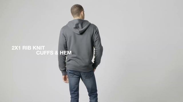District ® Perfect Weight ® Fleece Full-Zip Hoodie DT1103 смотреть онлайн