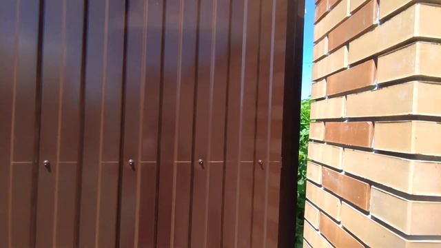 забор профлист с8 30 м п за 4 часа , своими руками смотреть онлайн