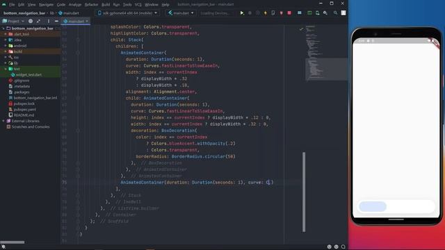 Animated Custom Bottom Navigation Bar in Flutter | Speed Code | Source code available on GitHub смотреть онлайн
