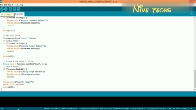 How to send data to firebase with Nodemcu ESP 8266? смотреть онлайн