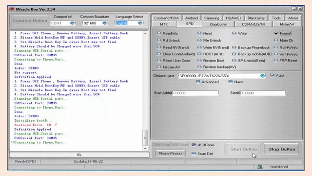 Boot Loader Error ID !! 7 Miracle Box fixed смотреть онлайн