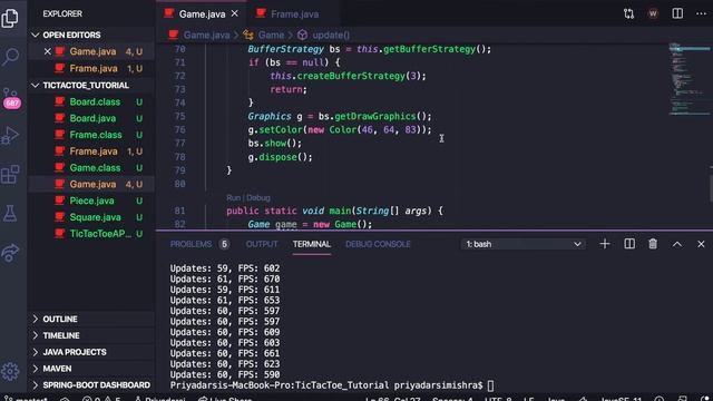 Tic Tac Toe with AI made with Java, Part #2 --- Starting the GUI смотреть онлайн