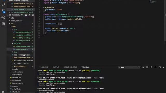 Angular 6 Components Data Sync with Observable and Behavior Subject - pt-br смотреть онлайн