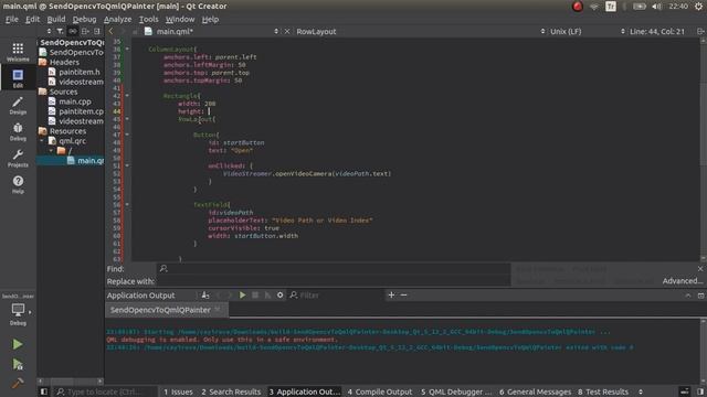 Canny Edge Detection Project with QML & OpenCV by using a camera смотреть онлайн
