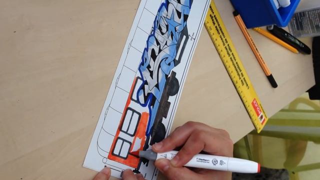Graffiti Sketch: Train Bombing смотреть онлайн