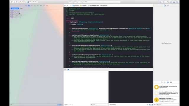 Swift 2 iOS 9 SDK - Урок 2 - Знакомство с Xcode //Xcode 7 | iOS 9 смотреть онлайн