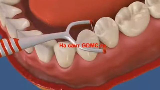 Пользование зубной нитью флос смотреть онлайн