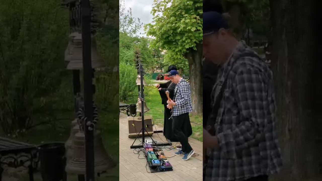 Гитарная Импровизация с батюшкой на колоколах смотреть онлайн