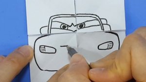 CARS 3 LIGHTNING McQUEEN Magic Card . Face Changer DIY Paper Craft | Tim Tim TV