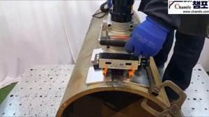 GTB 3000VF4 - фрезерование и зачистка сварного шва на внешней поверхности вдоль трубы