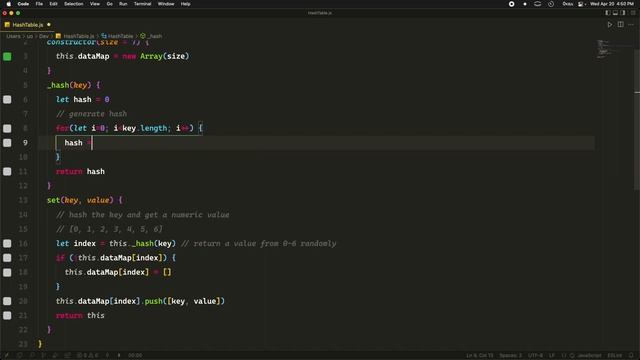DATA STRUCTURES in JAVASCRIPT - HASH TABLE смотреть онлайн