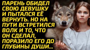 Парень хотел вернуть свою девушку, которую нехотя обидел, но на пути ему встретился волк...