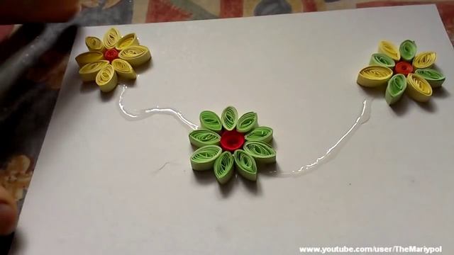 Квиллинг - цветочная фантазия мастер класс смотреть онлайн