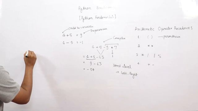 Lecture 3.3 - Operator precedence and associativity in Python | Python Basics | Free Python Bootcam смотреть онлайн