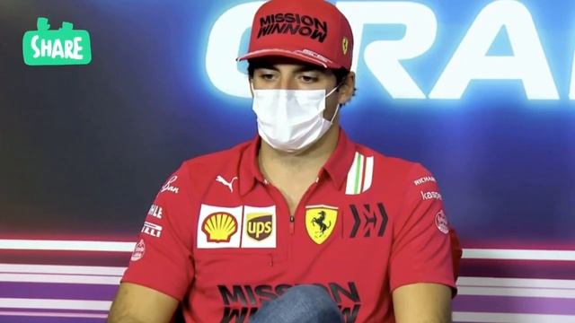 Carlos Sainz and Fernando Alonso Drivers Press Conference l 2021 Spanish Grand Prix смотреть онлайн