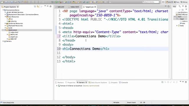 Servlet Connection (Eclipse/Tomcat) смотреть онлайн