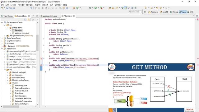 How to implement getter and setter method in Java ? | Java Coding Exercise | @TechRanch смотреть онлайн