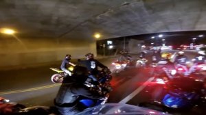 Ушёл от ДПС на питбайке [ Разборки Полиции с бандами Байкеров ]