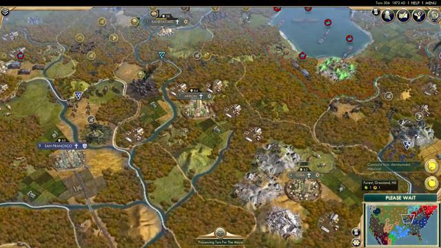 Civ V: Brave New World Gameplay - Native America Mods - Part 13 [AI Only] смотреть онлайн