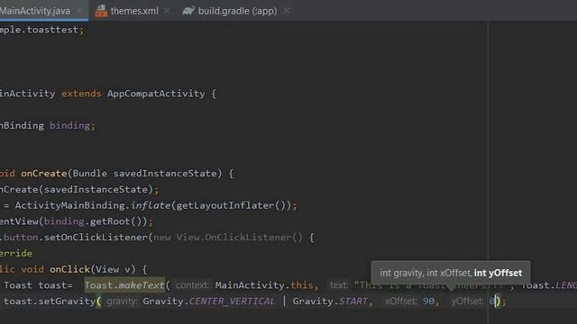 how to change the position of toast message in Android? | Android Studio | Learn Android #android смотреть онлайн