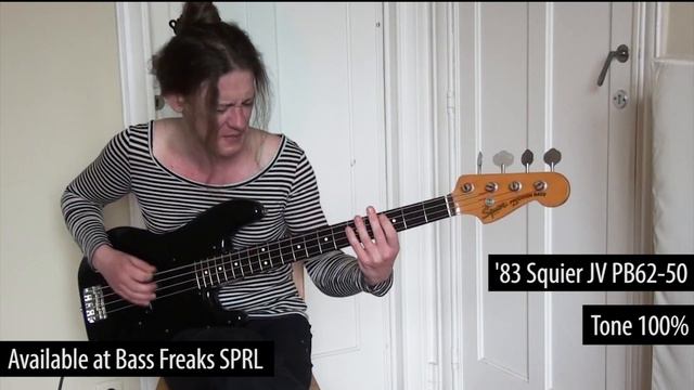 Squier JV 1983 'Black' Live Demo - BassFreaks.net смотреть онлайн