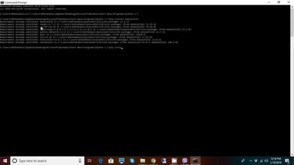How to install python and pip packages (matplotlib, numpy, scipy, plotly)