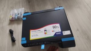 EPSON EcoTank L3550 Smart PrinterScanner Unboxing