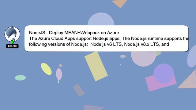 NodeJS : Deploy MEAN+Webpack on Azure смотреть онлайн