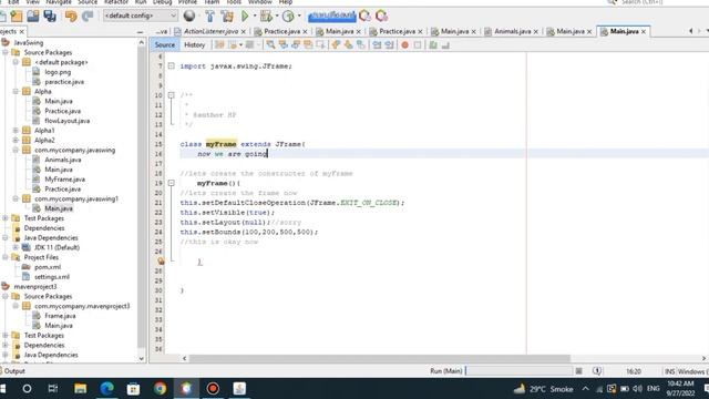 Let's create Java Buttons with the help of GUI swing смотреть онлайн