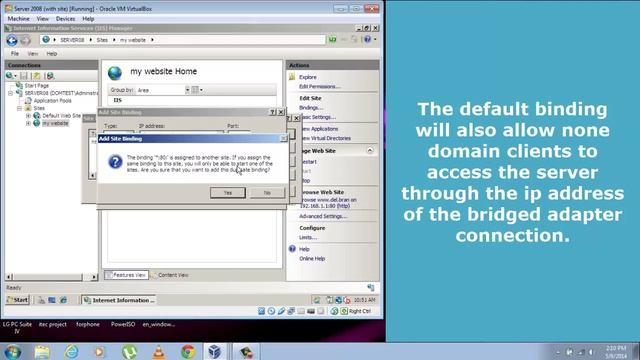 Configuring IIS 7 on Server 2008, Adding a Website and Directory Browsing смотреть онлайн