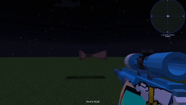 Minecraft 1.18.2 mod A.V.A - Alliance of Valiant Arms Guns. Тестируем дальность оружия. смотреть онлайн