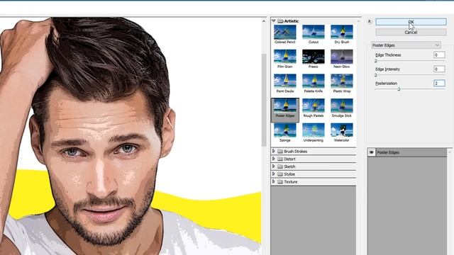 How to Turn Photos into Cartoon Effect - Photoshop Tutorial смотреть онлайн
