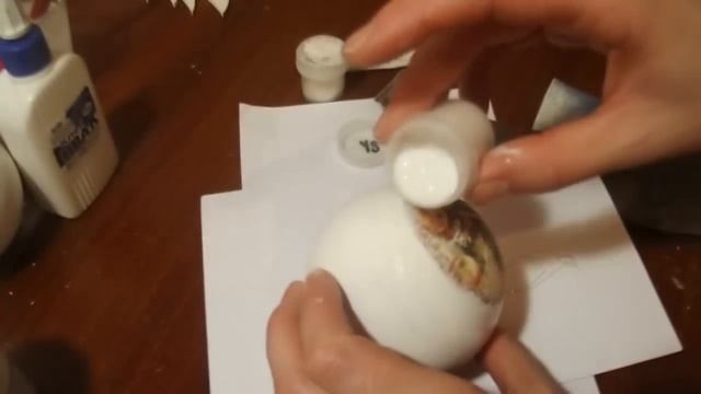 Декупаж Новогоднего елочного шара. смотреть онлайн