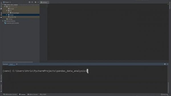 Python & Pandas Tutorial | PyCharm IDE and Pandas Install (2022)