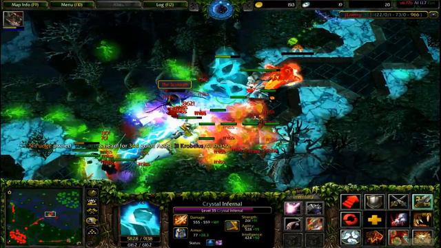 Dota 6.77b Ai My Custom Game - URSA - Crystal Infernal смотреть онлайн