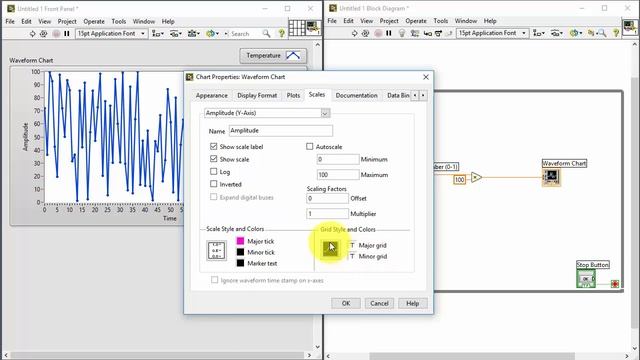 LabVIEW Plotting